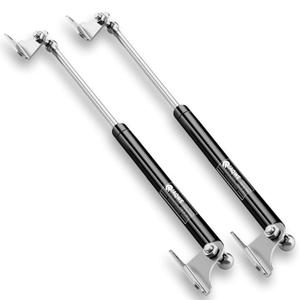25Inch 15Lbs/67N Gas Struts Springs Shocks Lift Support for Boat Cover RV Bed Storage Heavy Duty Toolbox Lid Trash Bin Outdoor Bench Cabinet Trap Door Trailer Floor Hatch 2pcs