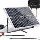 ECO-WORTHY 25W 12V Solar Battery Trickle Charger Maintainer, Waterproof Solar Panel + Adjustable Mount Bracket + Upgrade Charge Controller for 12V Batteries Cars RV Boat Motorcycle Marine