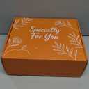 Fortuning's JDS 13PCS Orange for Women, Thank You Birthday Baskets for Women Wife Mom Sister Friend Girlfriend Teacher Get Well Self Care Package Graduation, Sympathy, Retirement Thank You Gifts