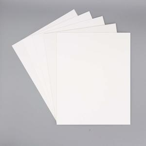 CountryArtHouse Pack of 10 8.5x11 3/16" White Foam Core Backings