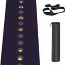 Non Slip Yoga Mat TPE Workout Mat for Men Women, Thick Workout Mat with Carrying Strap, Fitness Mats for Exercise, Yoga, Fitness, Pilates, Floor Workouts (72" x 24" x 6mm)