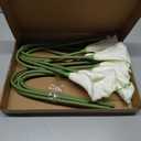 10 Pcs Artificial Calla Lily White Flowers, 26" Long Stem Artificial Flowers for Tall Vases, Wedding Centerpieces & Bridal Bouquets, Realistic White Calla Lilies for Home & Office Decor