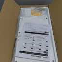 WOPITUES Floating Shelves for Wall with Cube Shelf, Wall Shelves with Metal Rail for Decor, Bathroom Organizers and Storage, Over Toilet Shelves for Bathroom, Toilet Paper- White & Gold (15.7 inch)