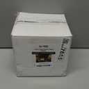 U-QE 100 Pieces Clear Plastic Plates-6 Inch Plastic Dessert Plates Disposable - Washable & Reusable - Premium Hard Clear Plates Fancy Disposable Heavy Duty Plastic Plates for Party,Weddings and Events