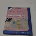 Gwybkq Transparency Film Transparency Paper for Inkjet Printers 8.5 x 11 Inches 100% Clear 120 Sheets