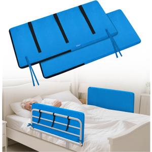 AOSSA Bed Rails Pads for Elderly Adults Bumper Bed Assist Railings for Seniors Guard Bars Safety Medical Side Rail Padding Pads Hospital Adjustable Half Rail Covers Cushion 31.5''x 14.2''x 0.8''