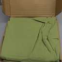 Amazon Basics Queen Bed Sheet, 4-Piece Bedding Set, Double Brushed Microfiber, Ultra Soft, Easy Care, Green