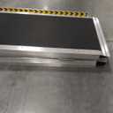 VNN Portable Wheelchair Ramp 7FT, Seamless Non-Slip Aluminum Ramps for Wheelchairs for Home, Handicap Wheelchair Ramps for Home Steps, Aluminum Loading Dock Plates, Doorways, Black