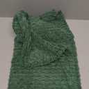 Kevin Textile Pack of 2 Corduroy Decorative Throw Pillow Covers 22x22 Inch Soft Boho Striped Pillow Covers Modern Farmhouse Home Decor for Spring Sofa Living Room Couch Bed Dark Green