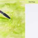 Lightwish Square Watercolor Sketchbook,100% Cotton,300gsm/140lb,Acid-Free,Hot Press Watecolor Paper Journal for Artists Adults Students,20 Sheets,8.27 * 8.27 Inches