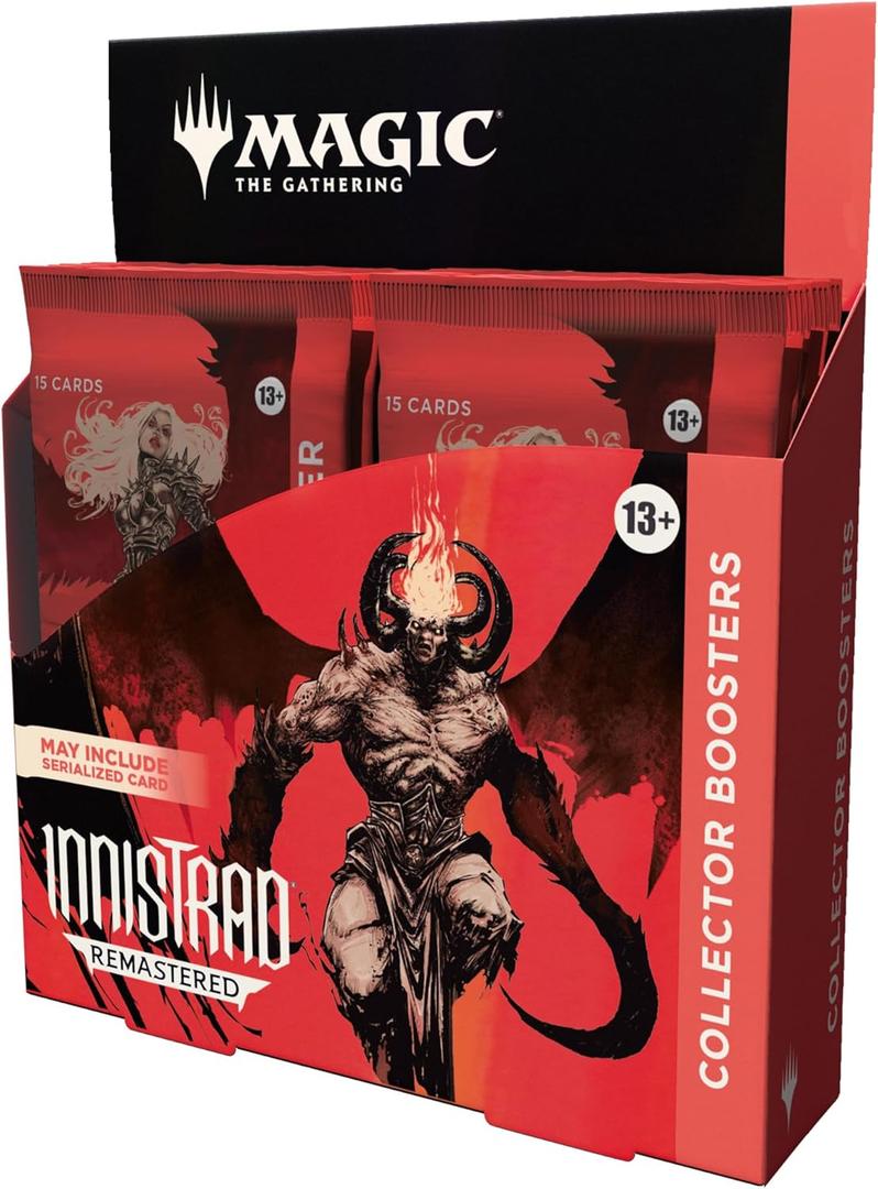 Magic: The Gathering Innistrad Remastered Collector Boosters - 12 Packs (180 MTG Cards)