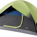 Coleman Sundome Dark Room 4/6 Person Tent, Blocks 90% of Sunlight to Keep Inside Cool, Weatherproof Tent with Rainfly Sets Up in Minutes
