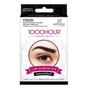1000 Hour Lash & Brow Dye Kit – Natural Black