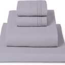 Mellanni Queen Sheets Set - 4 PC Iconic Collection Bedding - Hotel Luxury, Extra Soft, Cooling Bed Sheets - Wrinkle, Fade, Stain Resistant (Queen, Lavender)