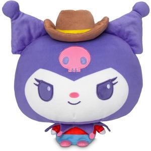 TeeTurtle Cloudheads Cowgirl Kuromi Plush - 8-Inch Amazon Exclusive Official Sanrio Stuffed Animal with Embroidered Details - Soft Cuddly Plush Toys for Kids, Teens, and Adults