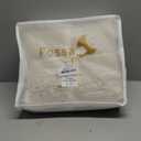 FOSSA Muslin Blanket with Fringe - 4-Layer 100% Cotton Gauze Super Soft & Breathable Throw -Lightweight Decorative Cooling Blanket for Bed, Sofa, Office (Beige, King (104"  90"))