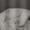 Ultra Soft Queen Size Mattress Topper - Viscose Made from Bamboo Pillow Top Mattress Pad for Back Pain Relief - Naturally Cooling for Hot Sleepers, Green