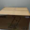 MZK 15-inch 13-Amp 2-in-1 Electric Dethatcher and Scarifier w/Removeable 5-Position Height Adjustment,Lawn dethatcher w/12-Gallon Thatch Collection Bag,Keep Lawn Health