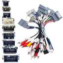 16pin Car Stereo Radio Power Retrofit Wiring Harness fits for Honda CRV CIVIC 2012 2013 2014 Fully compatible, regardless of High or Low configuration, support factory Amplifier, Camera, SWC, USB, AUX