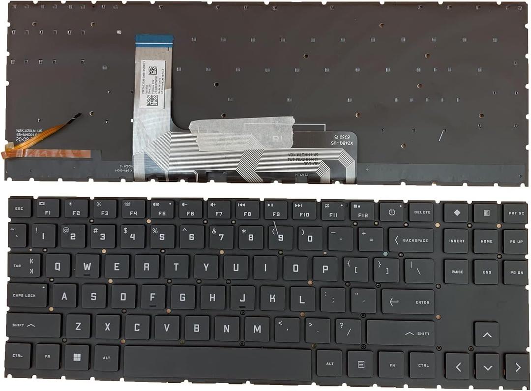 US Layout Backlit Keyboard for HP OMEN 15 (Keyboard x 1, USB Connectivity, Compatible with TPN-Q238, TPN-Q236, TPN-Q265, TPN-Q267, etc.)