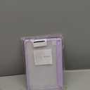 iPad 9th Generation Case 2021/iPad 8th Generation Case 2020 10.2 Inch with Pencil Holder, iPad 7th Gen 2019 Case with Clear Transparent Back, Auto Wake/Sleep Cover(Clove Purple)