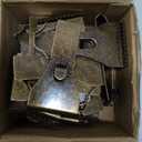 Ripeng 24 Pieces Brick Wall Clips and Hooks for Hanging Outdoors No Drill, Brick Hangers Fit 2-1/4 to 2-3/8 Inch Hooks to Hang Wall Decor, Pictures, Christmas Decorations Hangers (Bronze)