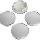 KitsPro 2.5Inch 63MM Wheel Center Caps for Dodge RAM 1500 Rim Hub Caps 6KF18TRMAA, Pack of 4 (Silver, Outer 63MM, Inner 56MM)