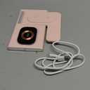 3 in 1 Charging Station for iPhone 17 - Wireless Charger for Apple Devices for iPhone 17 16 15 14 13 12 11 Pro Max - Foldable Wireless Charging Station Dock Stand for Apple Watch Series & AirPods (Pink)