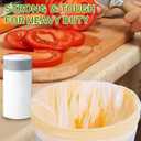 10 Gallon Trash Bags Drawstring, 1 Mil Thick White Garbage Bag for Office Kitchen, 75 Count