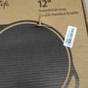 12inch Lightweight Pre-Seasoned Cast Iron Griddle Smooth Grill Pan Non-Stick Polished Flat Pan Use with an Oven, Stove, Grill, or Campfire, Handcrafted, PFAS-Free, Non-Toxic, Easy to Clean