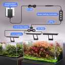 hygger Clip On Aquarium LED Light with Multi-Channel Controller, Fish Tank Light 24/7 Lighting Sunrise-Daylight-Moonlight and DIY Mode, Adjustable Timer/Brightness Light 7 Colors for Freshwater (3)
