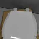 Ansffer Toilet Seat Round Soft Close16.5'', Toilet Lid Slow Close Quiet No Slam, Easy Installation & ReleaseSafe PP Material Easy Clean, Comfortable Ergonomic Design, 2 Years Support, White Plastic