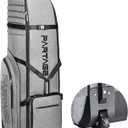Partage Golf Travel Bag with Wheels, Golf Travel Case for Airlines, 900D Heavy Duty Oxford (Gray)