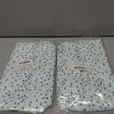 2 x Cosmetic bag Makeup bag Preppy Cute Corduroy Toiletry bag for women travel essentials (Flower black)