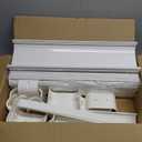 3" W 7.5Ft L Line Set Cover Kit for Mini Split Air Conditioners Decorative PVC Slim Line Cover for Central AC & Heat Pumps Systems Tubing Cover