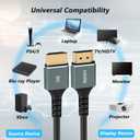 3 x DGODRT 8K HDMI Certified Cable 2.1 Cable 6.5FT | High-Speed(48Gbps), Ultra HD, Support 4K@120Hz 8K@60Hz, Compatible with TV/PS5/Xbox/Roku/Monitor