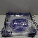 Draw String Clear Bags, Pack of 6