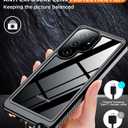 Temdan Designed for Samsung Galaxy S25 Ultra Case Waterproof, Built-in Lens & Screen Protector Military Grade Shockproof Dropproof IP68 Underwater Full Body Phone Case for Galaxy S25 Ultra 6.9"-Black