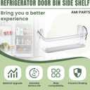 AMI PARTS 240363702 Refrigerator Door Shelf Bin Fit for Frigidaire, Kenmore Refrigerator - Replaces 240363704, 240363705, 240363708, AP2116106, PS430207