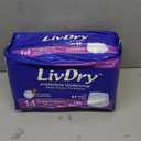 LivDry Adult XL Incontinence Underwear, Extra Absorbency Adult Diapers, Leak Protection, X-Large, 14-Pack