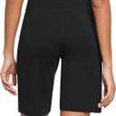 Baleaf Women's Bermuda Long Shorts 10" Knee Length High Rise Athletic Shorts Pull On Workout Walking Golf Running Summer, L