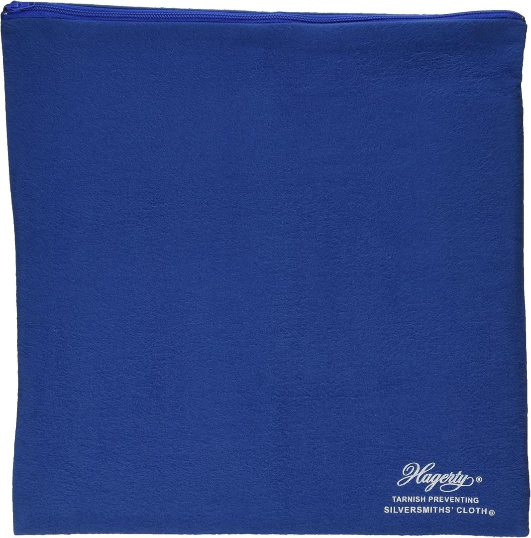 Hagerty Silver Keeper Holloware Bag - Silver Storage Anti Tarnish Bag for Silver Flatware, Made In USA, Kosher Certified - 6" x 6" Blue Bag (1 Count)