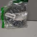 10AN Female to 3/8 Barb 90 Degree Hose Fitting Adapter Swivel Aluminum Black, Pack of 2