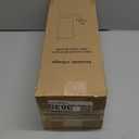 Touch Table Lamp, 3-Way Dimmable Modern Minimalist Accent Bedside Lamp with Cylinder Fabric Shade, Night Light Nightstand Desk Lamp for Bedroom Living Room Kitchen, 9W LED Bulb Included (White Shade with Black Nickel Base)