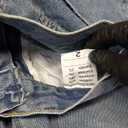 Allimy Womens Jeans High Waisted Rise Ripped Baggy Loose Fit Ankle Barrel Y2K Boyfriend Horseshoe Raw Hem Wide Leg Jeans for Women Trendy 2026 Denim Capri Pants Blue Size 2