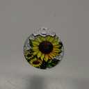 Stained Glass Ornament, Christmas Ornaments, Christmas Decorations for Tree, Holiday Ornament, Gifts for Flower Lovers, Holiday Party Gifts, Gift Ideas & Xmas Gift - Sunflower