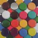 100 Colored Beer Bottle Caps, Crown Caps for Brewing, Homebrewing Blue Red Orange Yellow Silver Green White Black Brown Uncrimped/Crimped/Flattened (100 New/Uncrimped For Brewing)