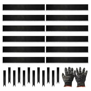 40Ft Galvanized Steel Landscape Lawn Edging, 40" X 8" (12 Pack) Metal Landscape Edging Border with 12 Clips, Metal Garden Edging Border, Metal Edging for Landscaping, Garden, Yard, Pathway