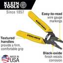 Klein Tools 11048 Dual Wire Stripper Cutter for Solid Wire, Made in USA