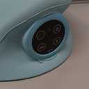 Ringco Neck Massager Pillow with 3 Level Heating & Vibration Adjustable, Heated Neck Stretcher with 6 Modes, Rechargeable Cervical Traction Device for Pain Relief & Muscle Relaxation (Light Blue)